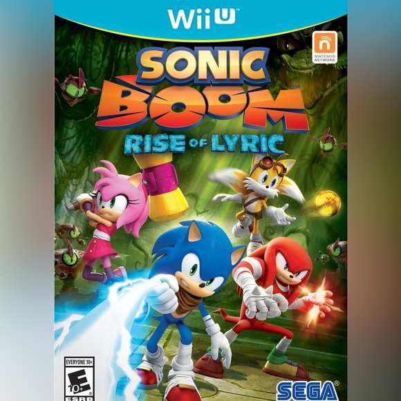Sega Other - Sonic Boom: Rise of Lyric (Nintendo Wii U) *COMPLETE W/ MANUAL - TESTED*game